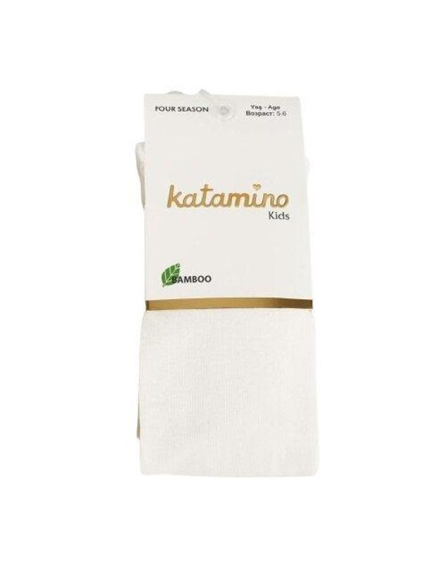 Katamino Mirabel Kız Bambu Külotlu Çorap K30207 Krem - Image 1