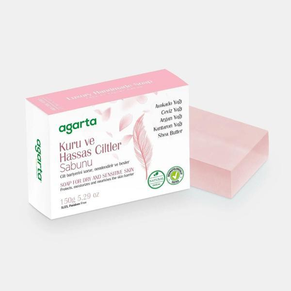 Agarta Cilt Bakım Sabunu 150 Gr Kuru ve Hassas Ciltler - Image 1