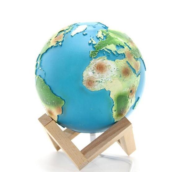 Standlı Işıklı Dünya Küre  - Image 1