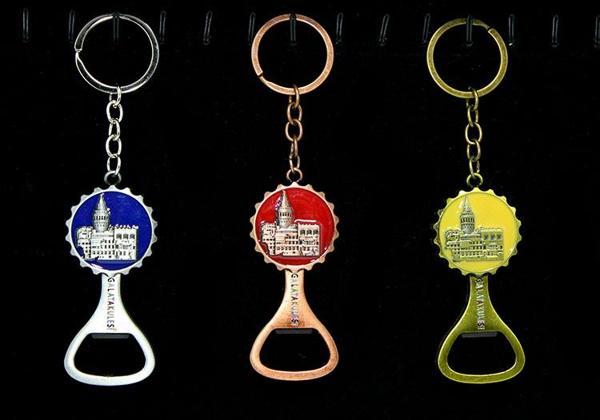 Metal Galata Kulesi Anahtarlık Ve Açacak Model 2  - Image 1