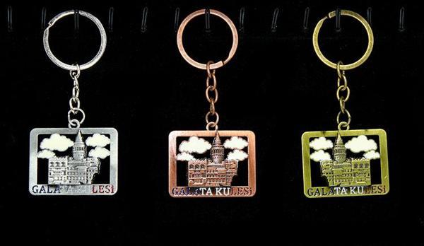 Metal Galata Kulesi Anahtarlık Model 1  - Image 1