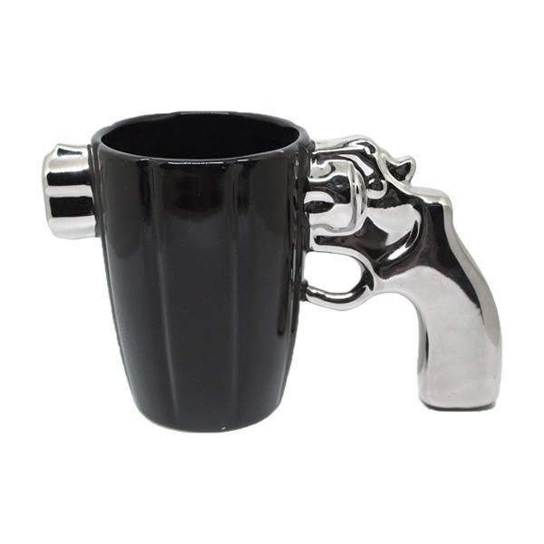 Metalik Silah Tasarımlı Kupa Bardak - Image 1