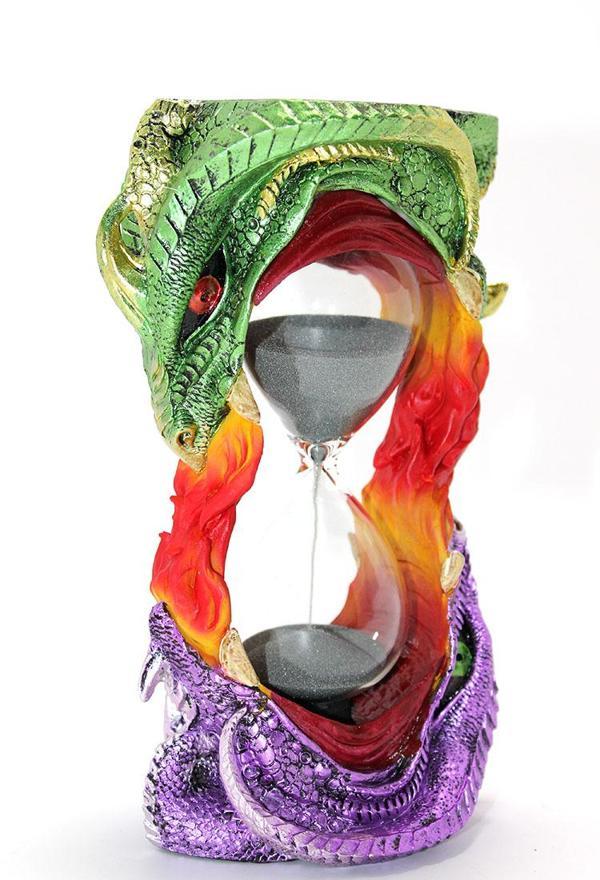 Polyester Dragon Tasarımlı Kum Saati Model 1 - Image 1