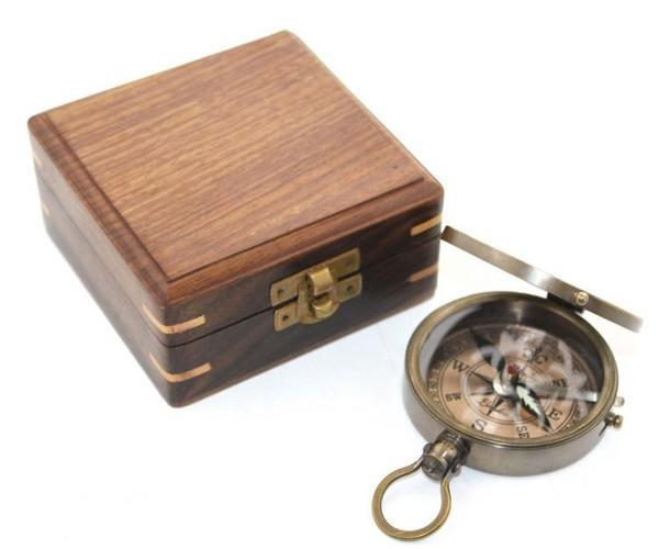 Ahşap Kutulu Pusula Model 6 - Image 1