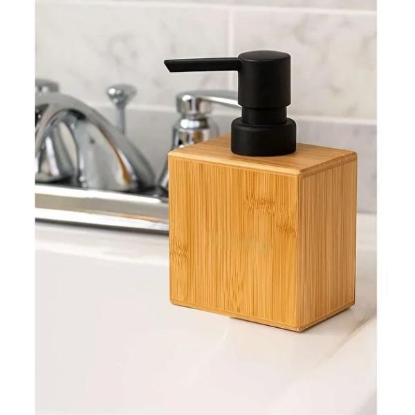 Büyük Ahşap Sıvı Sabunluk - Image 1