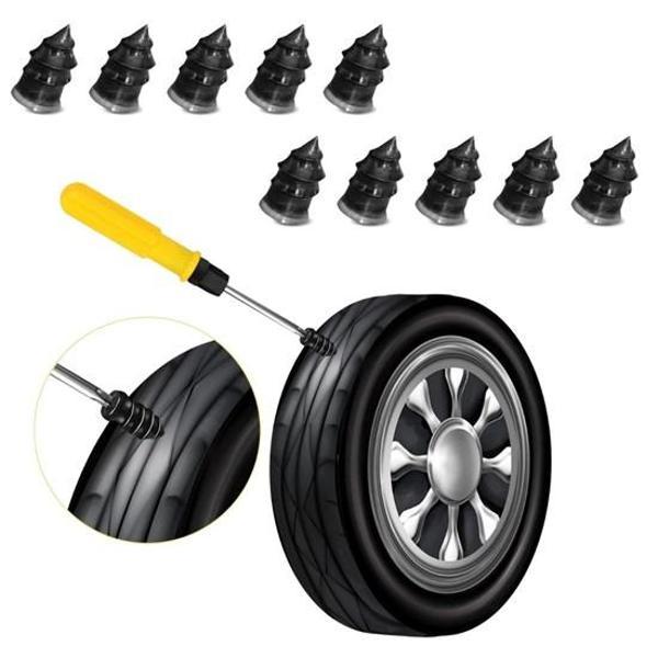 10 Adet Çok Amaçlı Kolay Kullanılabilir Araba Lastiği Tamir Kauçuğu (5250) - Image 1
