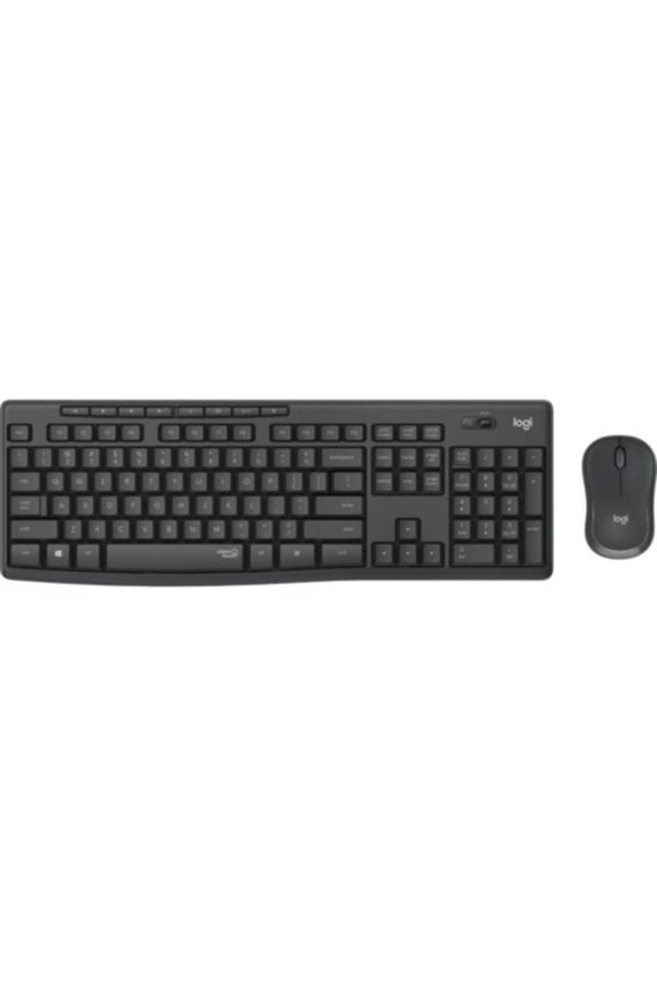 LOGITECH MK295 Q TR SESSİZ KABLOSUZ KLAVYE MOUSE SET SİYAH 920-009804 - Image 1