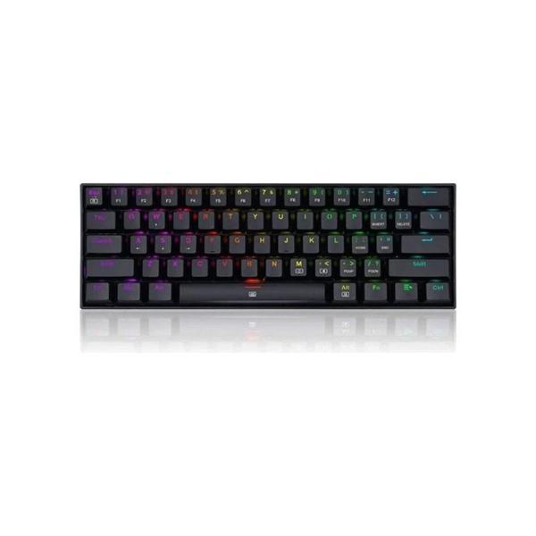 REDRAGON K630 RGB DRAGONBORN BLUE SWITCH %60 Q TR MEKANİK OYUNCU KLAVYESİ SİYAH - Image 1