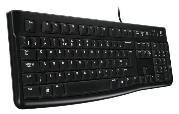 LOGITECH K120 Q USB KABLOLU KLAVYE SİYAH 920-002505 - Image 1