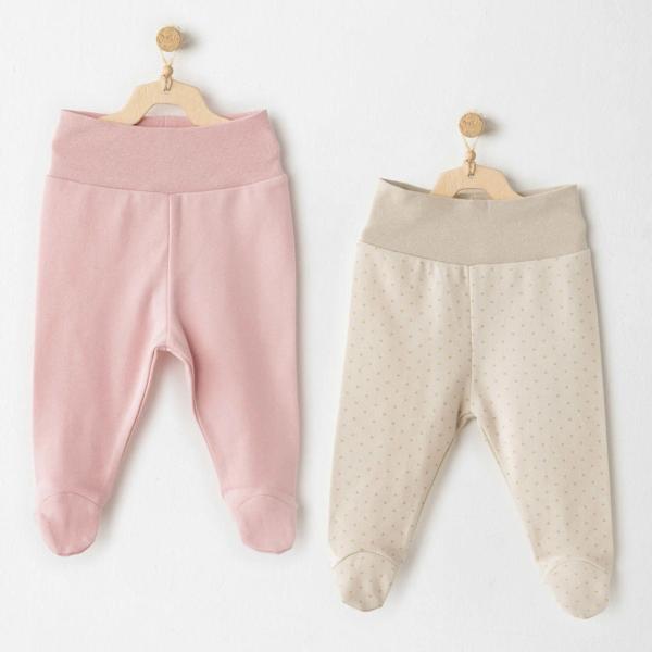 Andywawa AC26046 You Are Special 2'li Patikli Pantolon Pink - Image 1