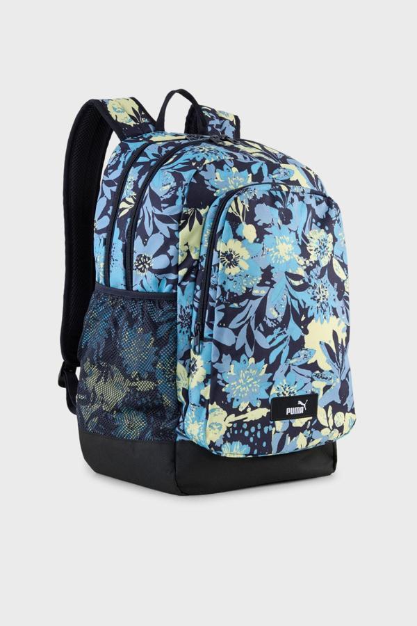 Puma Academy Aop Desenli Ayarlanabilir Omuz Askılı Unisex Sırt Çantası 09115013 LACİVERT-MAVİ - Image 1