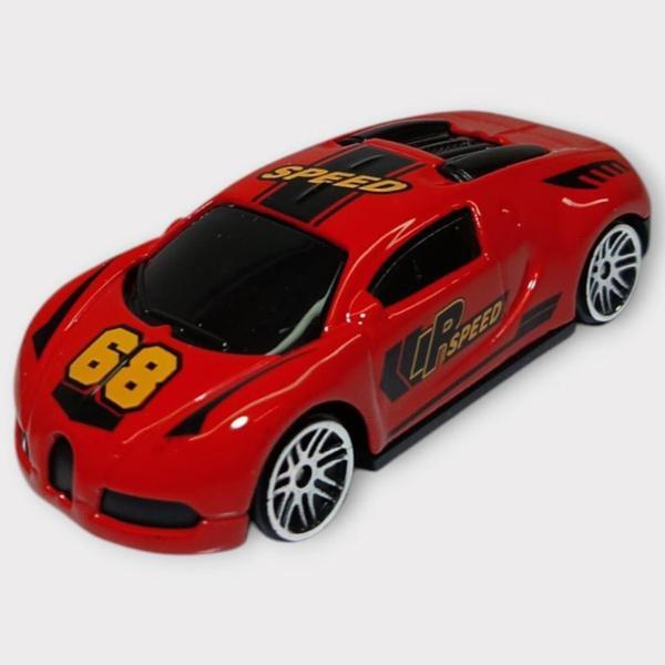 Metal Mini Arabalar  8 cm - Kırmızı - 4 - Image 1