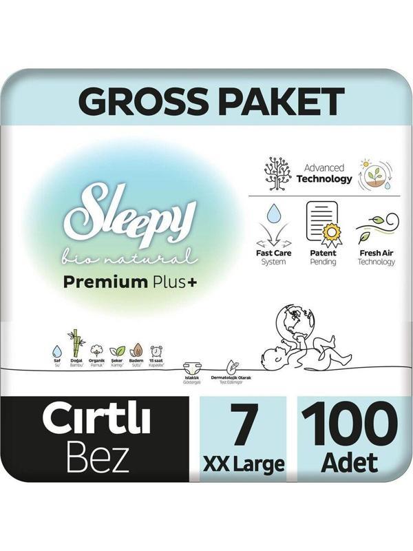 Sleepy Bio Natural Bebek Bezi Gross Paket 7 Beden 20-30 Kg 100 Adet - Image 1