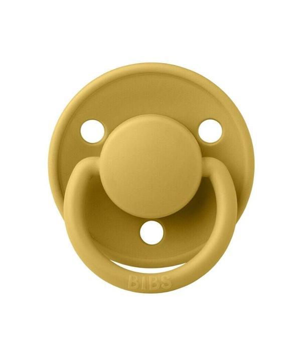 Bibs De Lux Silikon Emzik 0-36 Ay Mustard - Image 1