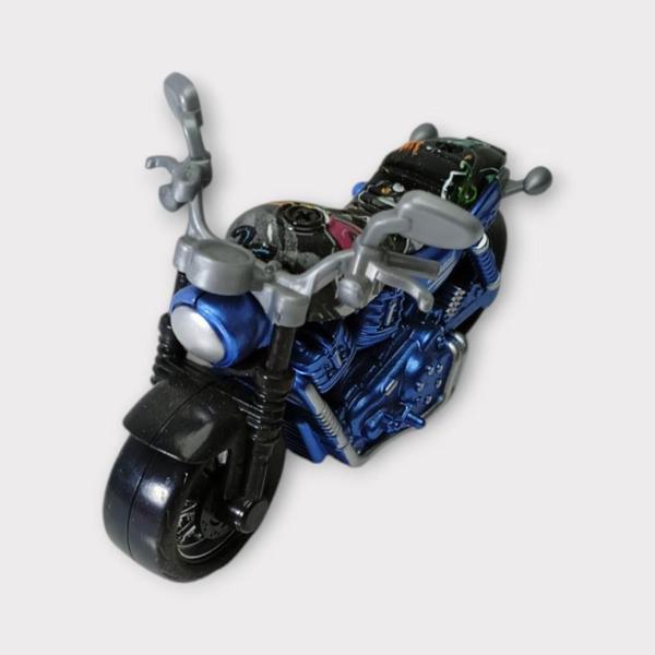 Çek Bırak Custom Motorsiklet 9 Cm - Mavi - Image 1