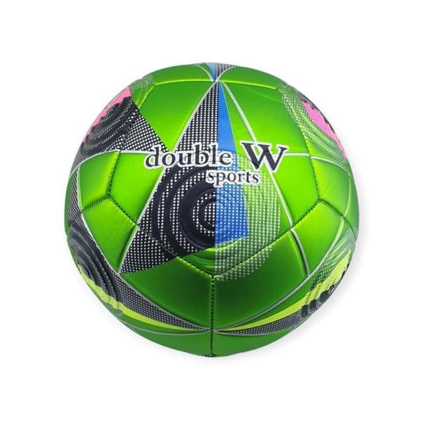 Futbol Topu Dikişli 420 gr No:5 - FB-490-YEŞİL - Image 1