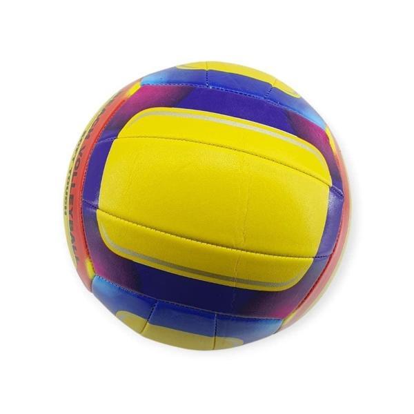 Voleybol Topu Desenli 280 gr - VB-810-SARI - Image 1
