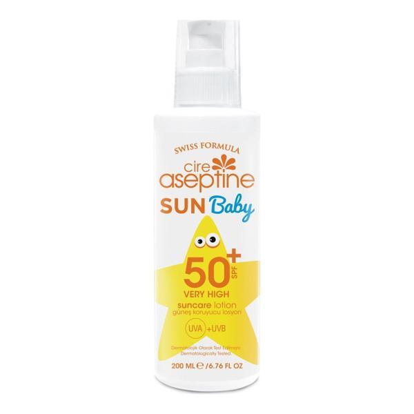 Cire Aseptine Sun Baby Güneş Koruyucu Losyon 50 SPF 200ml - Image 1