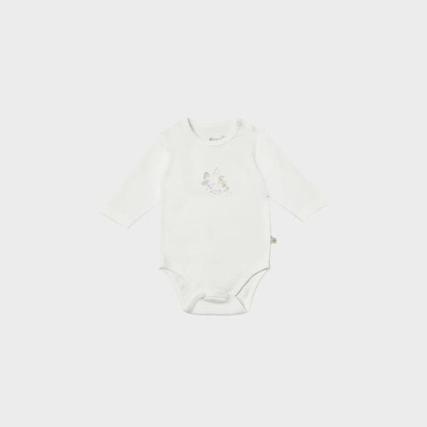 Bibaby Biorganic Penguin Club Bebek Body 56003 Ekru Gri - Image 1