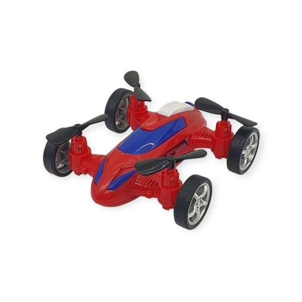 Sürtmeli Drone Araba Hareketli Pervane - Kırmızı - Image 1