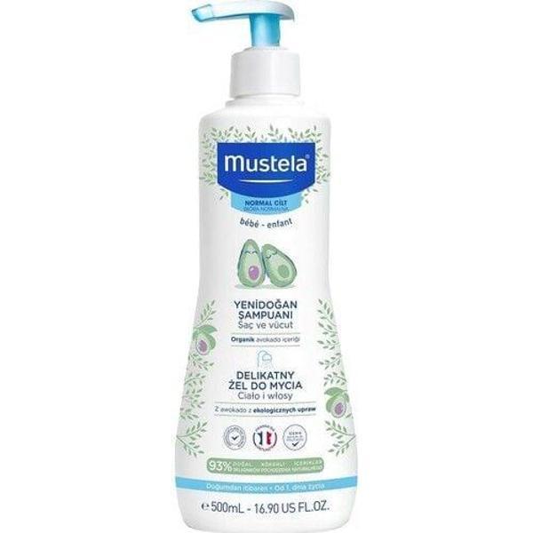 Mustela Dermo Cleansing Yenidoğan Saç ve Vücut Şampuanı 500ml - Image 1