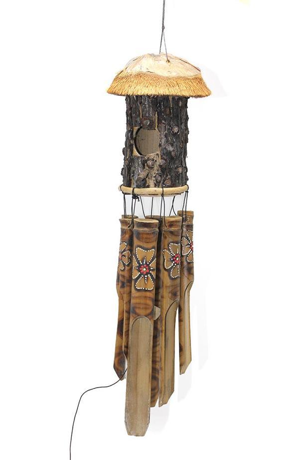 Bambu Kuş Yuvalı Rüzgar Çanı  - Image 1