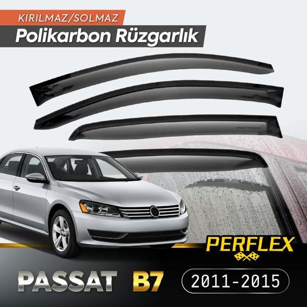 VW Passat B7 2011-2015 Cam Rüzgarlığı V2 Düz - Image 1