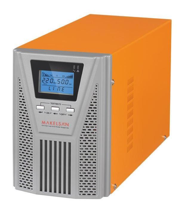 MAKELSAN POWERPACK SE 1KVA 1F/1F (2X9AH) 5/15DK ONLINE UPS - Image 1