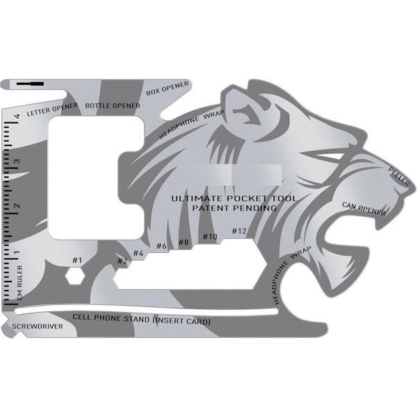 18 Fonksiyonlu Cüzdan İçi Aslan Tasarımlı Kart Acil Durum Kiti (5250) - Image 1