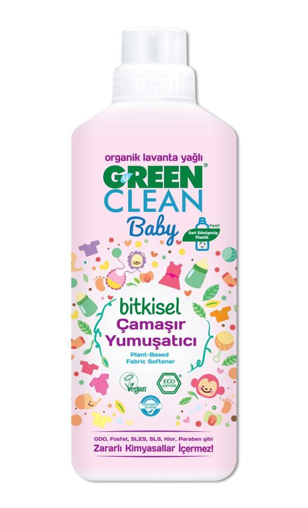 Green Clean Baby Bitkisel Çamaşır Yumuşatıcı 1000ml - Image 1