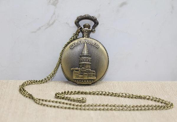 Galata Kulesi Tasarımlı Köstekli Saat  - Image 1