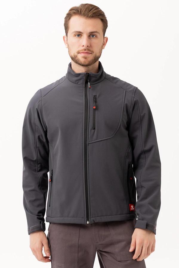 Erkek Softshell Su İtici Rüzgar Geçirmez Kışlık Outdoor İş ve Günlük Mont - Image 1