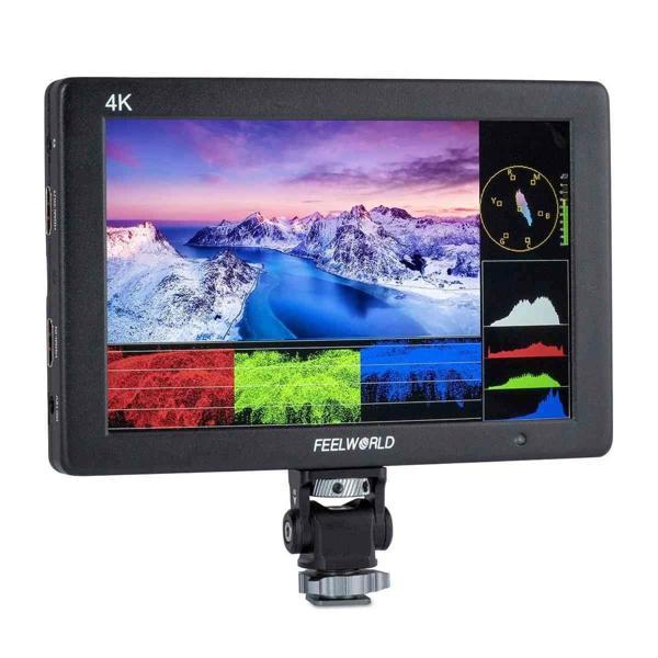 FEELWORLD T7 PLUS 7 İnç 3D LUT  Kamera Alan Monitörü 1920x1200  4K HDMI - Image 1