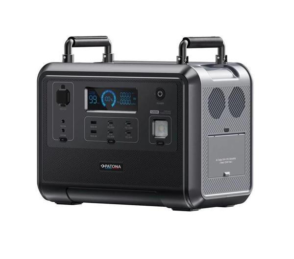 PATONA 9969 Platinum Taşınabilir Güç İstasyonu 1200 960Wh PD100W USB-C USB-A AC LED Işık LiFePO4 - Image 1