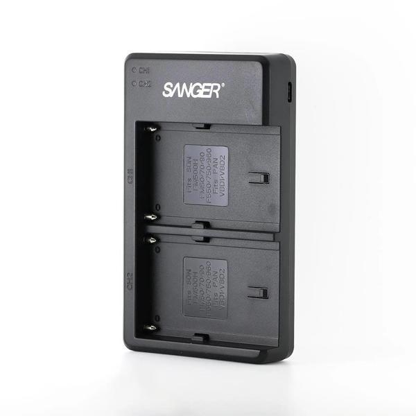 Sanger NP-F970 Sony İkili USB Şarj Aleti - Image 1