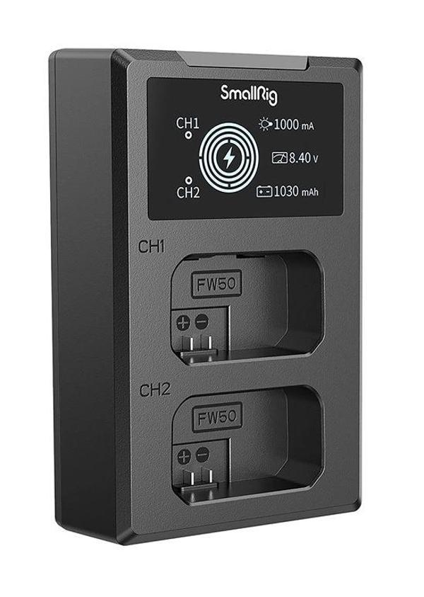 SmallRig 4081 NP-FW50  Çiftli Şarj Cihazı - Image 1