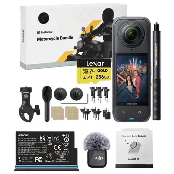 Insta360 X5 Aksiyon Kamerası Süper Moto Kit - Image 1