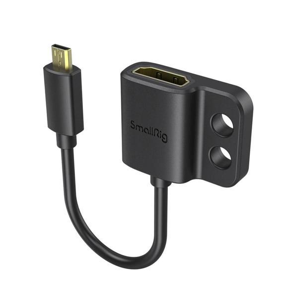 SmallRig 3021 Ultra Slim 4K HDMI Adaptör Kablosu (D - A) - Image 1