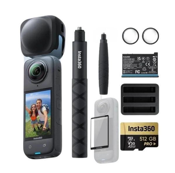 Insta360 X4 360 Derece 8K Aksiyon Kamera Süper Kit - Image 1