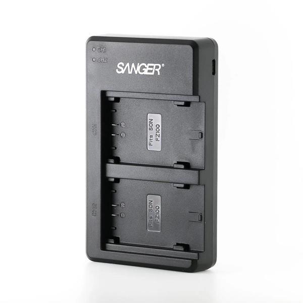 Sanger NP-FZ100 Sony İkili USB Şarj Aleti - Image 1