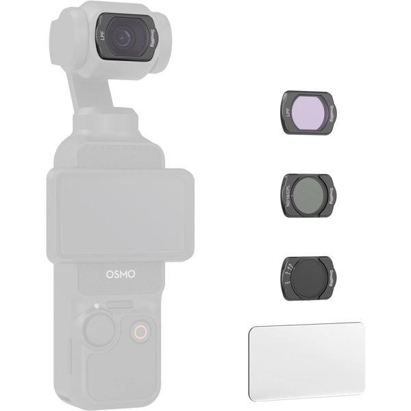 SmallRig 4776 DJI Osmo Pocket 3  için VND2-5 /  ND16/CPL / LPF Filtresi / Ekran Koruyucu Filtre Kiti - Image 1