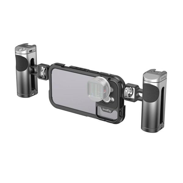 SmallRig 4076 iPhone 14 Pro için Mobil Video Kafes Kiti - Image 1