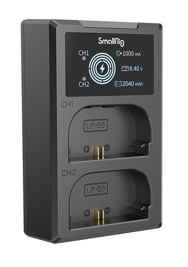 SmallRig 4084 LP-E6NH Çiftli Şarj Cihazı - Image 1