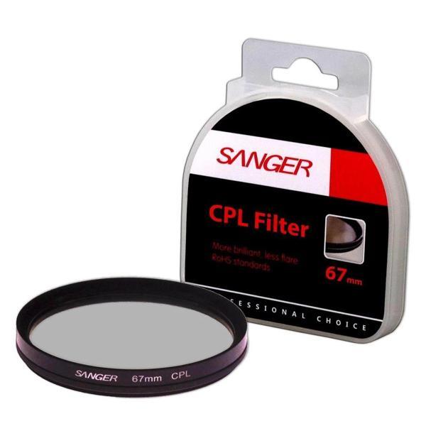 Sanger 67mm CPL Polarize Filtre - Image 1