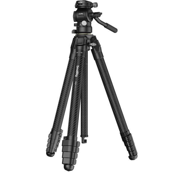 SmallRig 5028 Taşınabilir Karbon Fiber Seyahat Tripod Seti - Image 1
