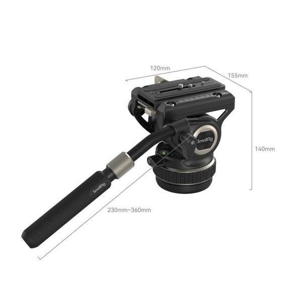 SmallRig DH10 4165 Video Tripod Kafası - Image 1