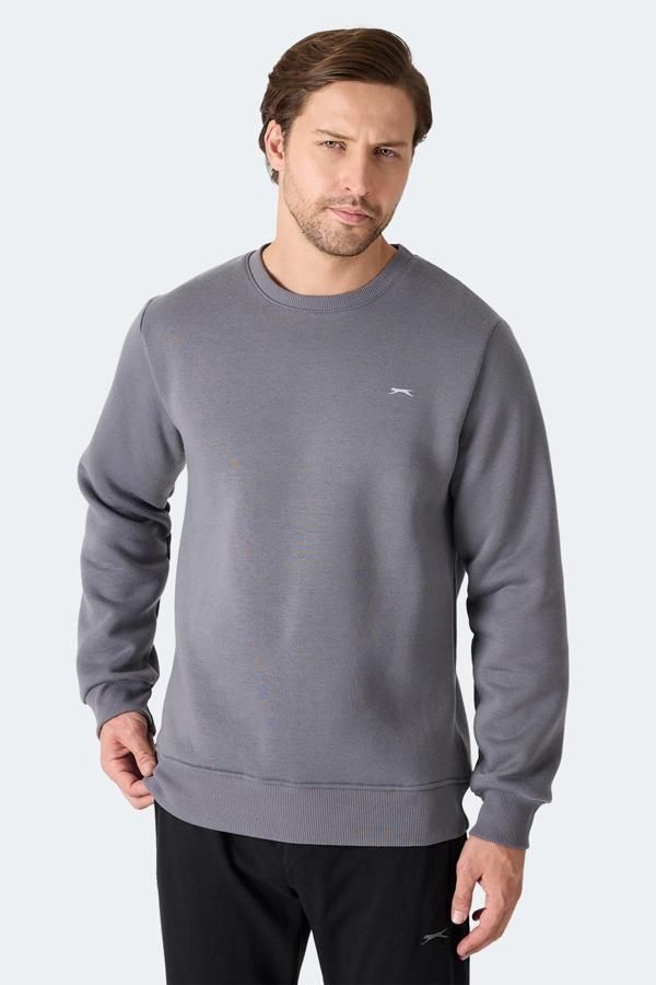 Slazenger MEGAR I Erkek  Gri Sweatshirt - Image 1