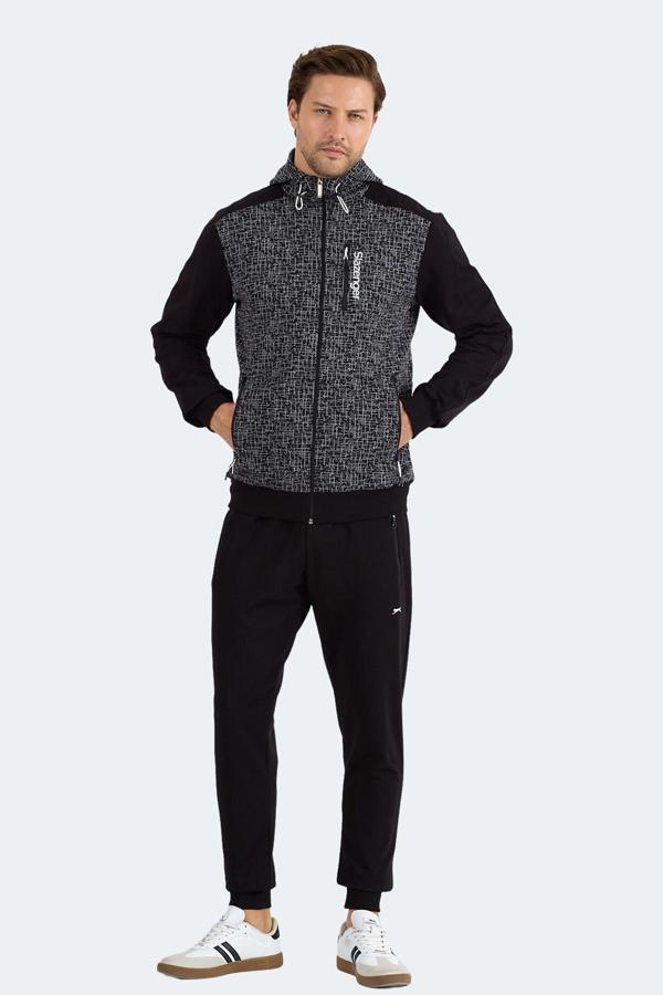 Slazenger FALOR Erkek  Siyah Eşofman Takımı - Image 1