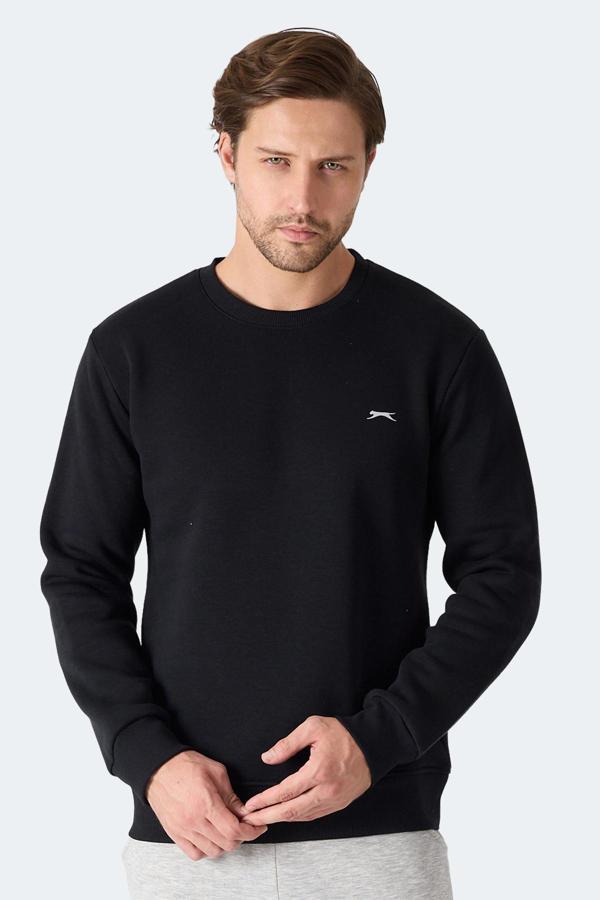 Slazenger MEGAR I Erkek  Siyah Sweatshirt - Image 1