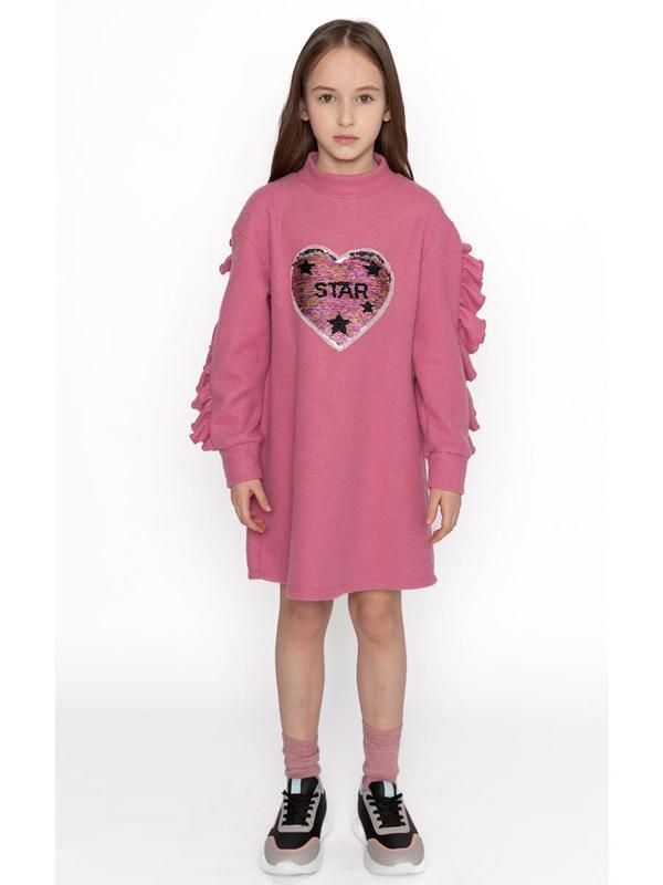 Payet Kalpli Kız Çocuk Elbise - Image 1